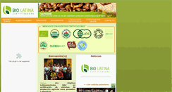 Desktop Screenshot of biolatina.com